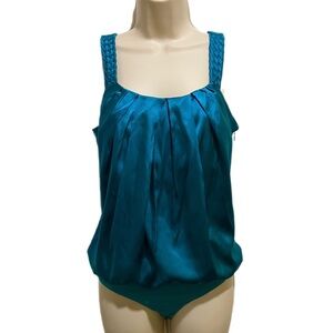 Marciano Bodysuit Top, Silky, Green, Size S - Small